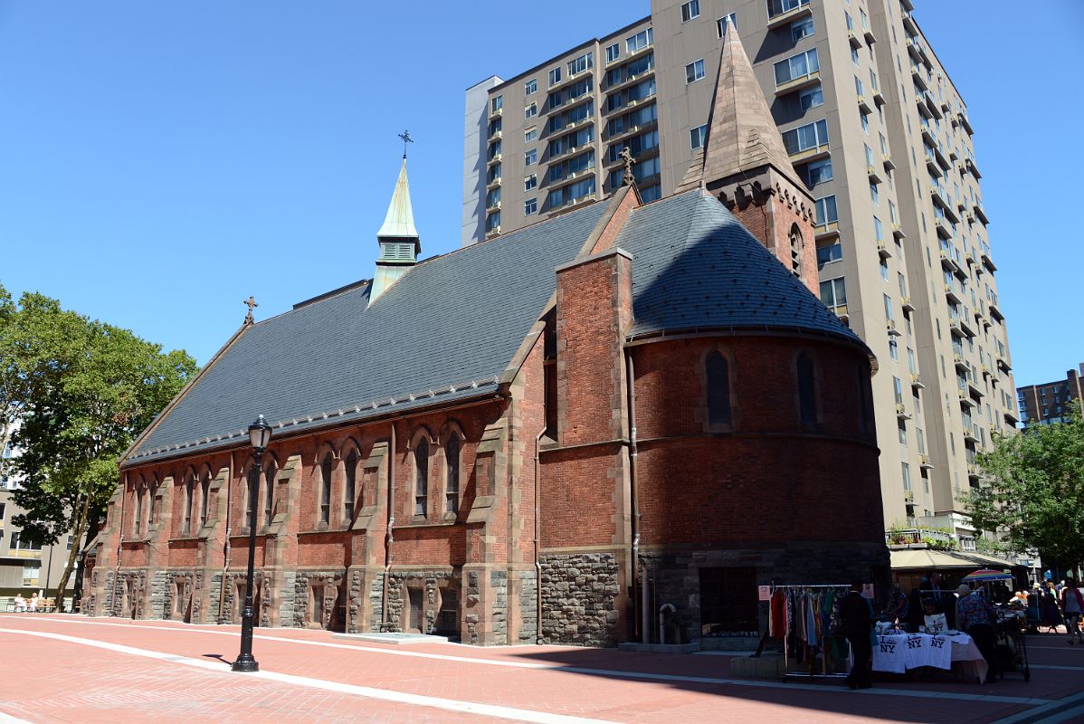 51 New York City Roosevelt Island Chapel Of The Good Shepherd Church
